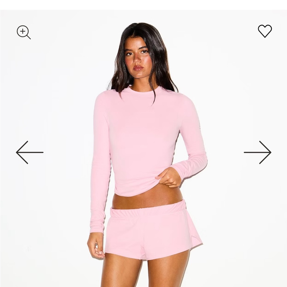 SKIMS Cotton Jersey Long Sleeve T-Shirt